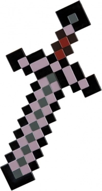 Minecraft Nethrit-Schwert – Kunststoff-Replik