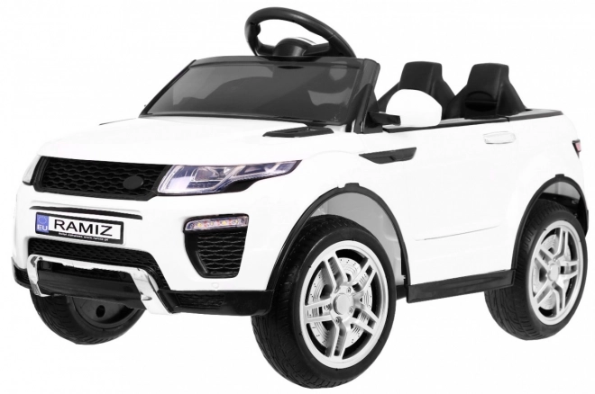 Elektrisches Sportauto Rapid Racer Weiß