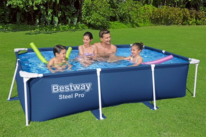 DeluxeJr Steel Pro Rack Pool 259x170x61 BESTWAY für den Garten
