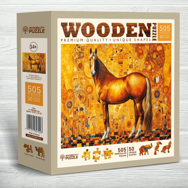 Holzpuzzle Wiener Pferd 505 Teile