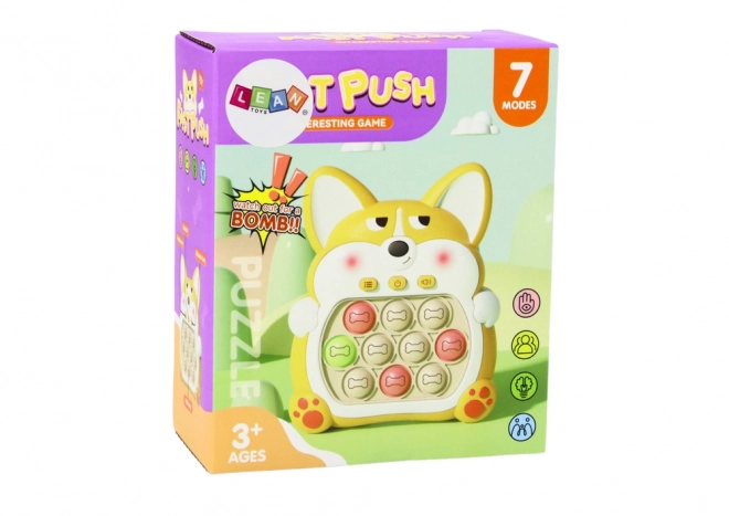 Pop-It Spielkonsole Fuchs Gelb