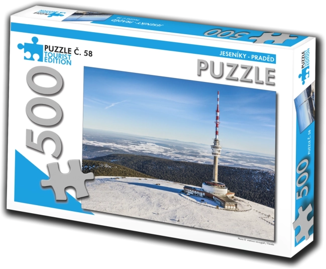 Puzzle Altvatergebirge, Praděd 500 Teile