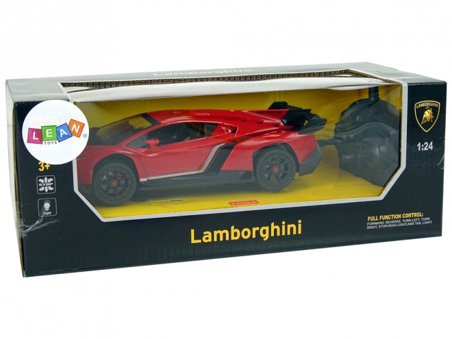 Ferngesteuertes Sportauto Lamborghini Veneno Rot