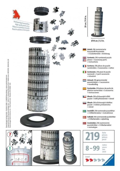 Ravensburger 3D Puzzle Schiefer Turm von Pisa