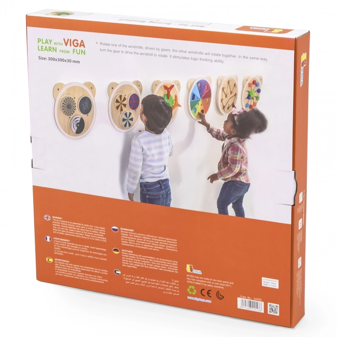 Holzspielzeug Bär für die Wand