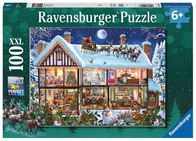 Ravensburger Puzzle Weihnachten Zuhause XXL 100 Teile