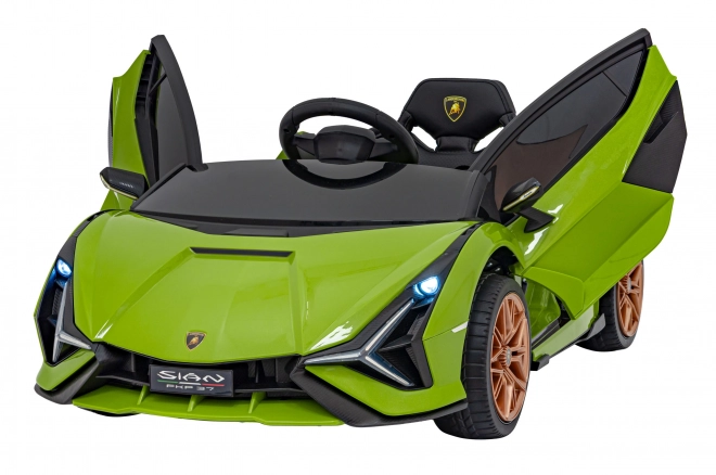 Lamborghini SIAN Kinderauto mit Batterie und Fernbedienung – Grün