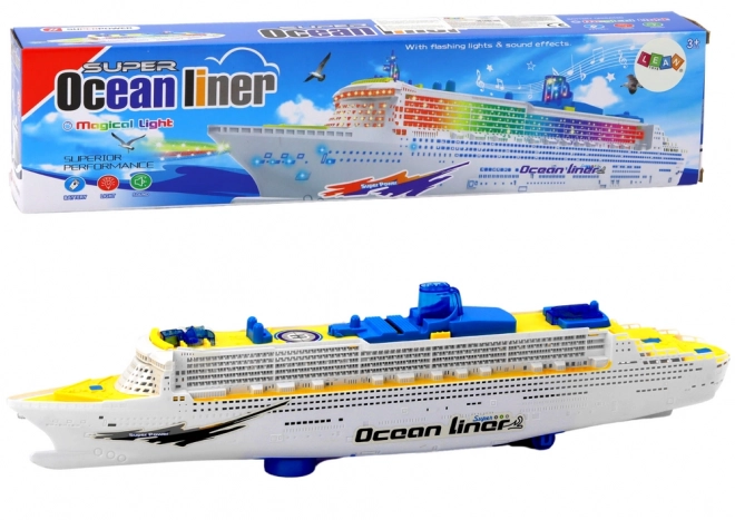 Interaktives Kinderspielzeug Passagierschiff mit Licht und Sound