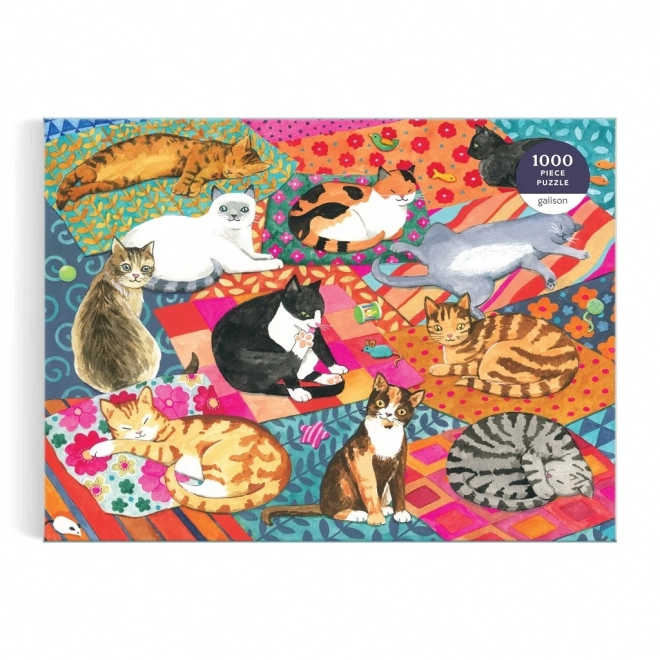 Puzzle Faulenzende Katzen 1000 Teile