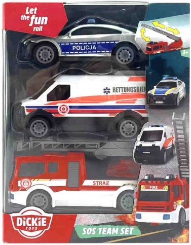 SOS Einsatzfahrzeuge 3er-Pack