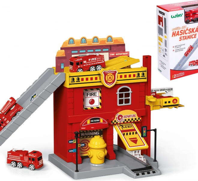 Feuerwache Spielset mit Autos