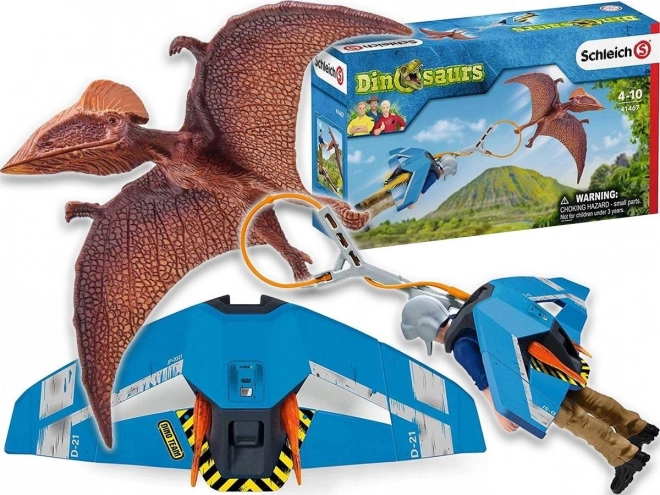 Schleich Dinosaurier JetPack Verfolgungsset