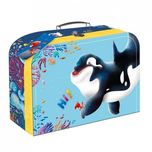 Schulkindertasche mit Orca-Motiv