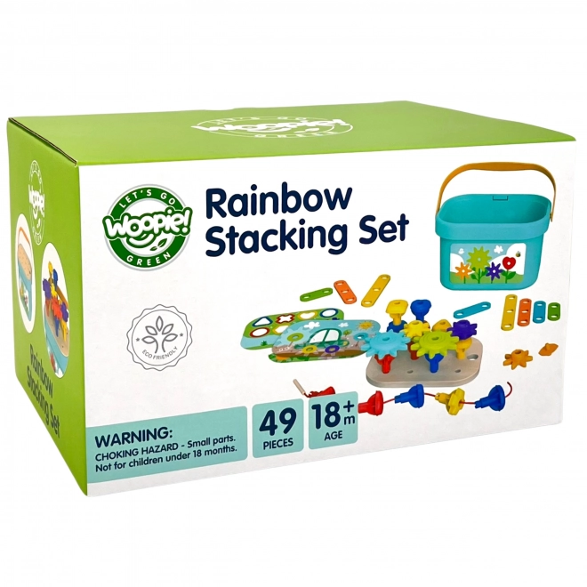 Konstruktionsbox Montessori Motorik 12-in-1 von Woopie Green