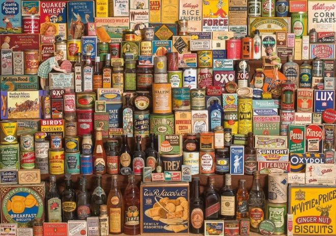 Puzzle Marken, die Großbritannien aufgebaut haben - 1000 Teile