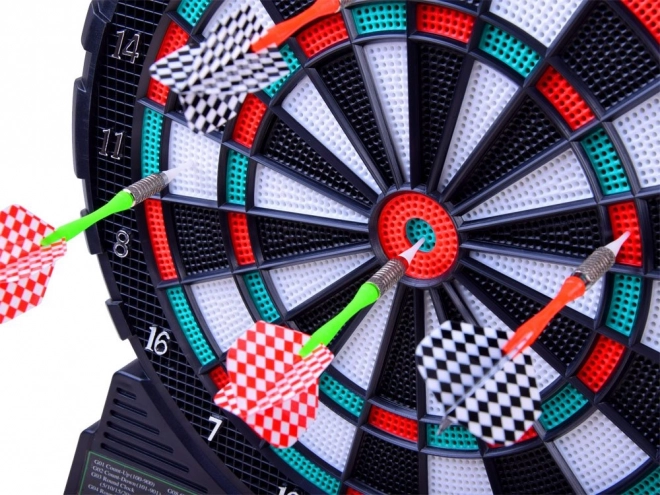 Elektronische Dart-Scheibe mit 18 Spielen und Darts