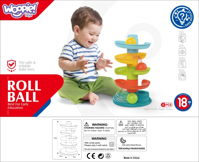 Woopie Spiral-Kugelbahn für Babys