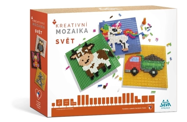 Kreative Mosaik Welt Kunststoff Baukasten