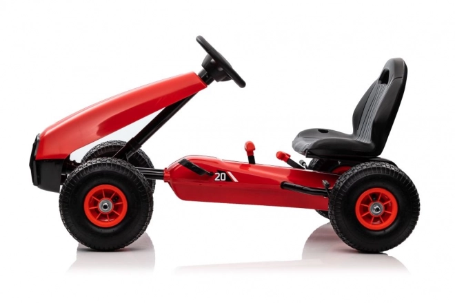 Roter Tretgokart für Kinder