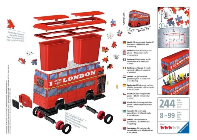 Ravensburger 3D-Puzzle Londoner Doppeldeckerbus