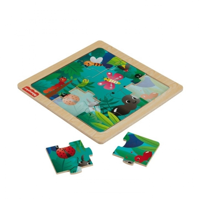 Holzpuzzle Insekten für Kinder