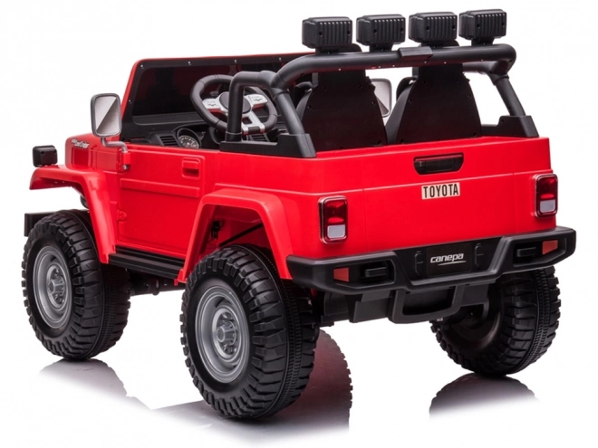Elektrisches Kinderauto Toyota Land Cruiser – Rot