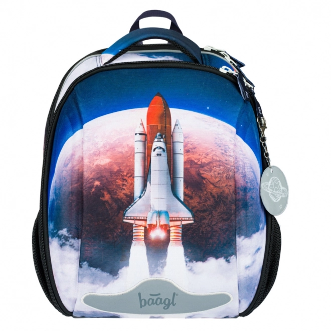 Baagl Schulset Shelly Space Shuttle: Rucksack, Federmäppchen, Turnbeutel