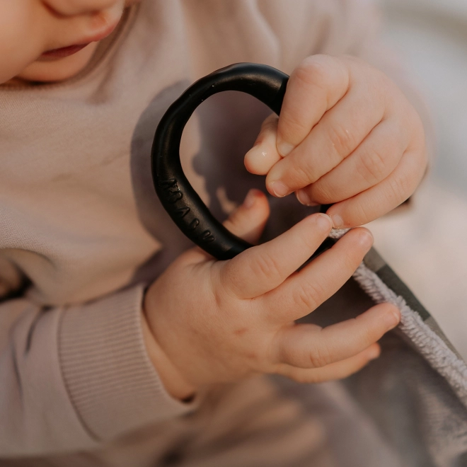 Ababu Kinderwagen-Spielzeug Rassel Dachs