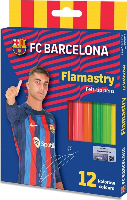 FC Barcelona ASTRA Kinder Filzstifte-Set 12er