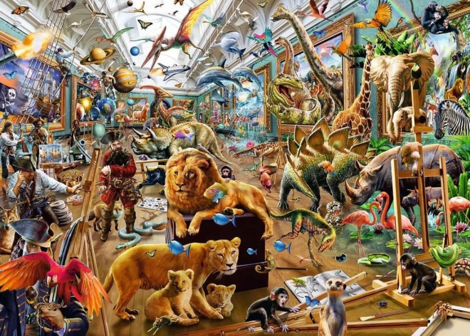 Ravensburger Puzzle Chaos in der Galerie 1000 Teile