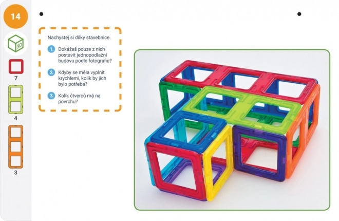 Magformers Geometrie Box 2: Plane und Raum - 43 Teile