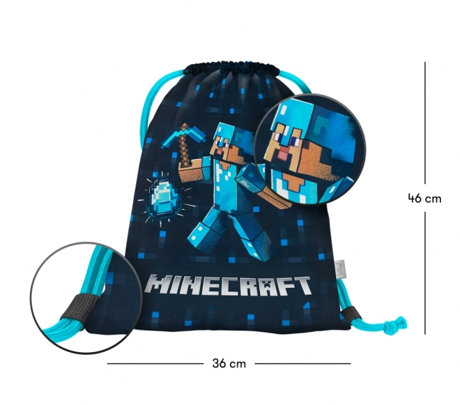 Minecraft Turnbeutel Blue Axe