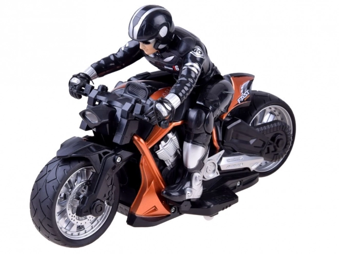 Sportmotorrad mit Fernbedienung – orange