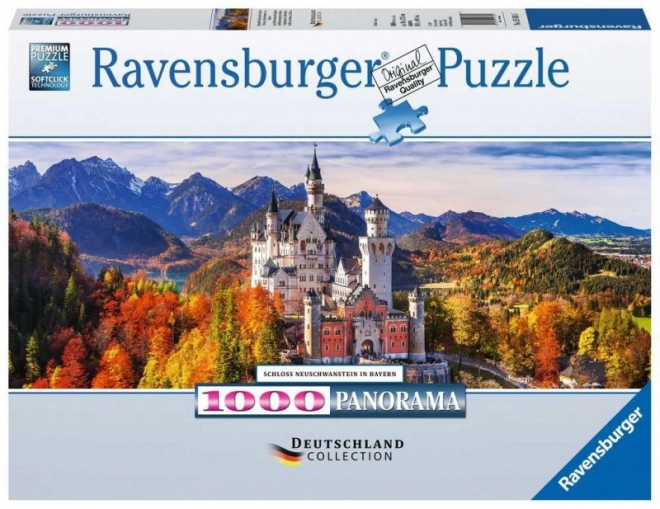 Panorama Puzzle 1000 Teile - Schloss Neuschwanstein