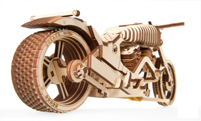 Ugears 3D Holzmechanik Puzzle Motorrad Chopper