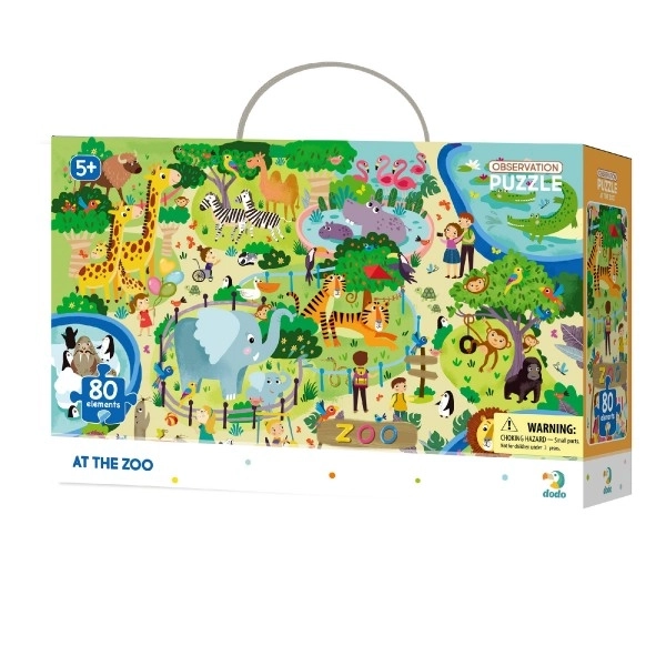 Zoo-Tiere Puzzle 80-teilig