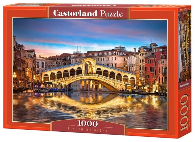 Puzzle 1000 Teile Rialto bei Nacht