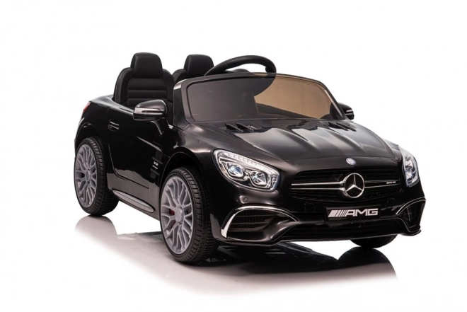 Lackiertes schwarzes Elektroauto MERCEDES SL65 S mit LCD