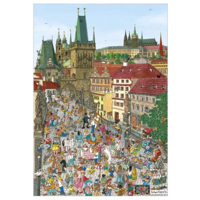 Puzzle Mostecká Turm Prag - 500 Teile