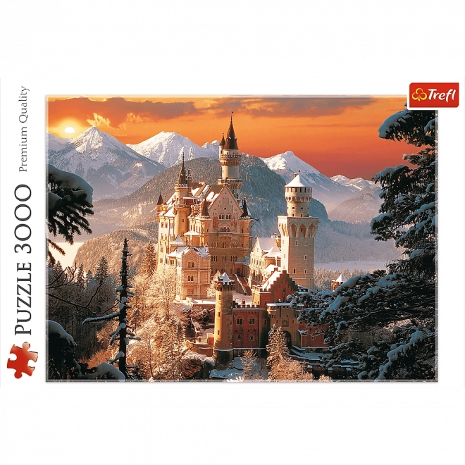 Winterliches Schloss Neuschwanstein Puzzle 3000 Teile