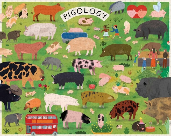 Pigology 1000 Teile Puzzle von Princeton Architectural Press