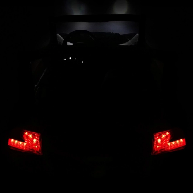Kinderwagen SuperStar Schwarz + Antrieb 4x4 + Fernbedienung + Kofferraum + MP3 LED + Türschloss