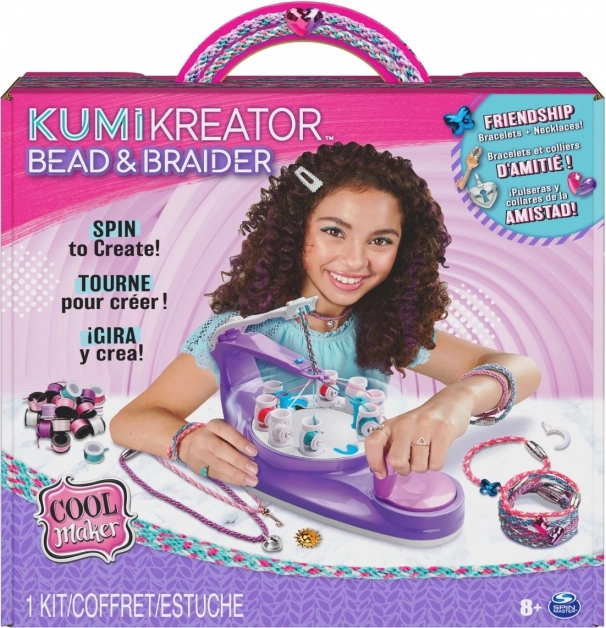 Cool Maker Kumi Kreator 3-in-1 – Perlen-Flechtmaschine für Armbänder und Halsketten