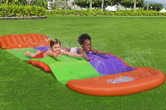 Wasserrutsche für Kinder 3+ mit Sprinkler und Rampe