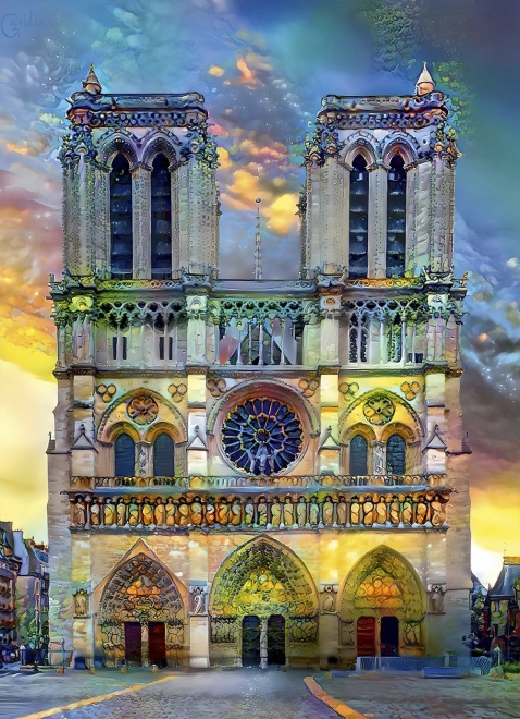 Bluebird Puzzle Notre-Dame Kathedrale Paris