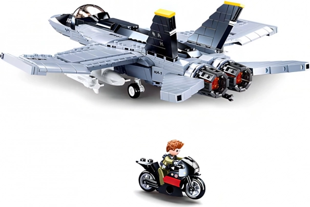 Actionreiches Spiel mit Minifigur und Motorrad