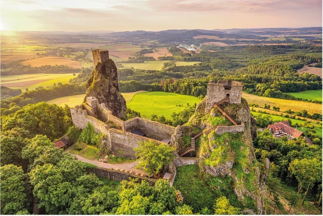 Puzzle Ruine der Burg Trosky 1000 Teile
