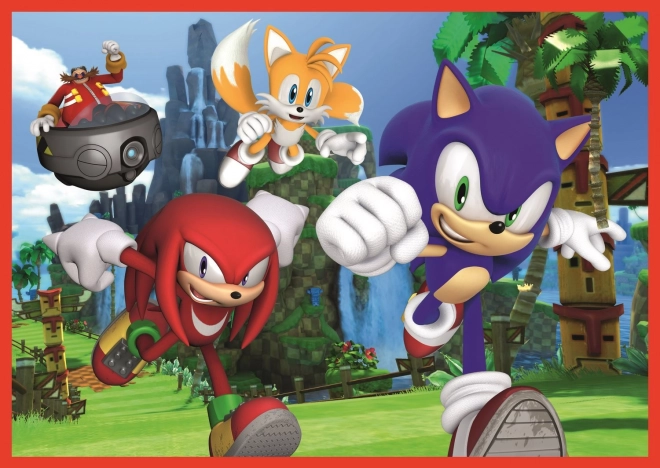 Puzzle 4er-Set Abenteuer von Sonic