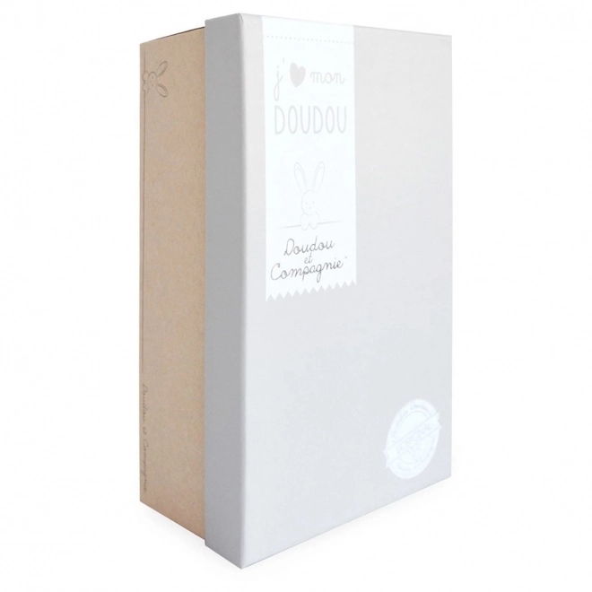 Doudou Geschenkset Grauer Plüsch-Bär 25 cm