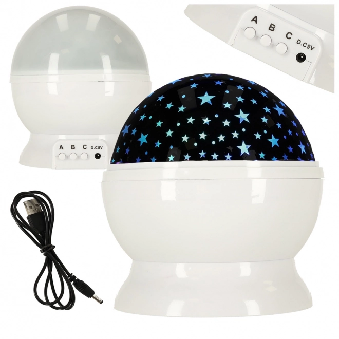 Sternennachtlampe – Weiß